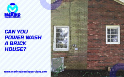 Can You Power Wash A Brick House?