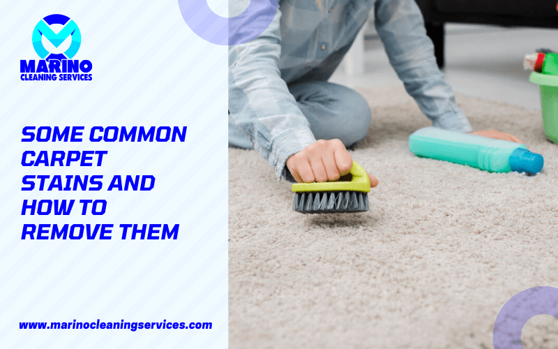 Some Common Carpet Stains and How To Remove Them